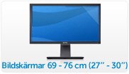 Bildskärmar 69 to 76 cm(27'' to 30'')